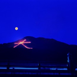五山の送り火1_花火無し 正方形