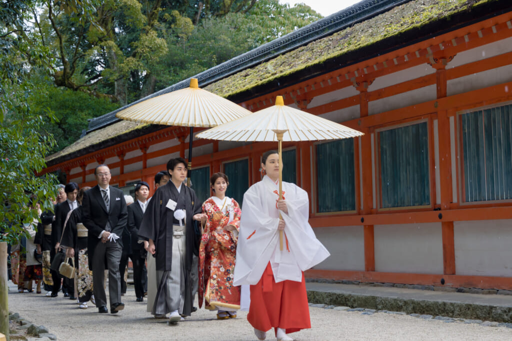 京都・下鴨神社での神前式|格式ある和婚の風景