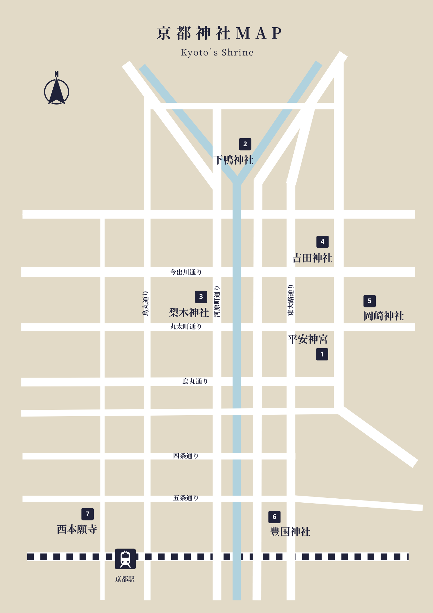 京都神社MAP